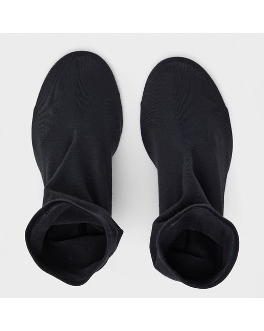 Balenciaga Black Sponge Ankle Boots
