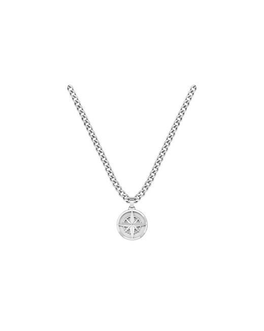 Boss Metallic North Pendant Compass Necklace for men