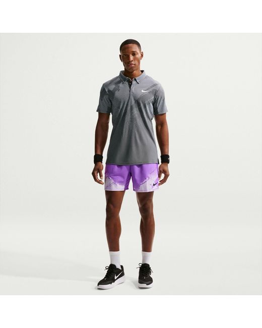 Nike Purple Performance Tennis Shorts for men