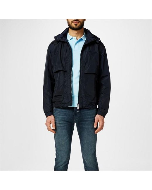 Emporio Armani Blue Milano Blouson Jacket for men