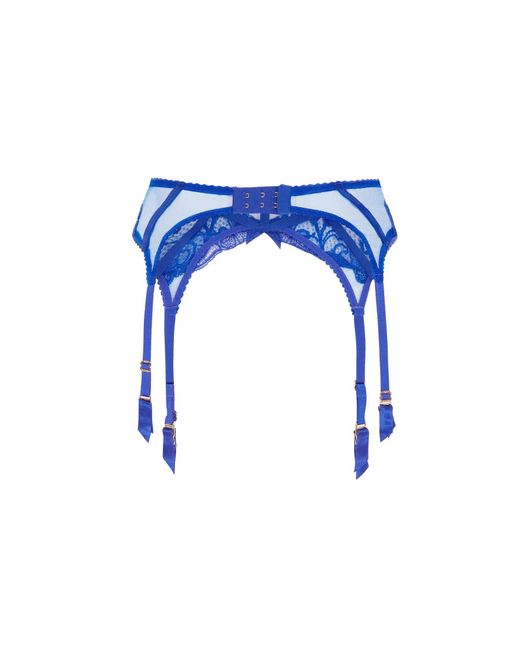 Agent Provocateur Blue Rozlyn Suspender
