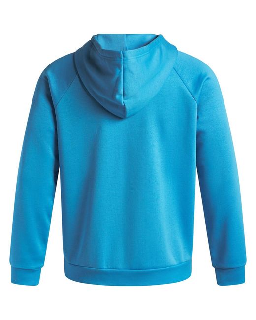 Under Armour Blue Ua Rival Fleece Full-Zip Hoodie for men