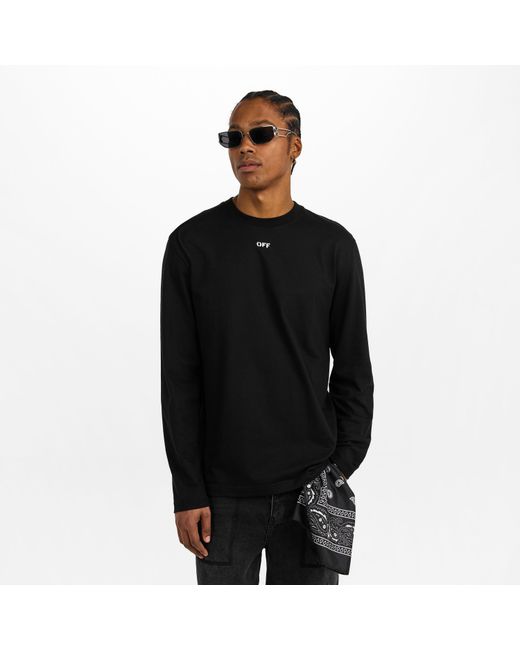 Off-White c/o Virgil Abloh Blue Brick Skate T Long Sleeve T-Shirt for men