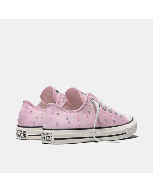 Converse Pink Adults Chuck Taylor All Star Low-Top Trainers