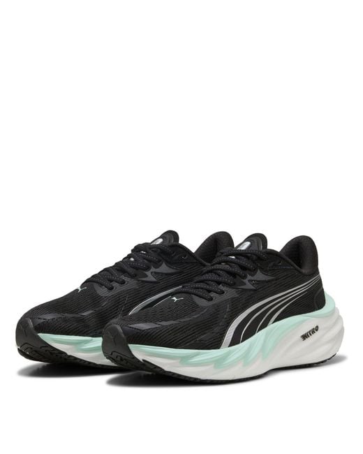 PUMA Black Velocity Nitro 4 Everyday Neutral Road Running Shoes