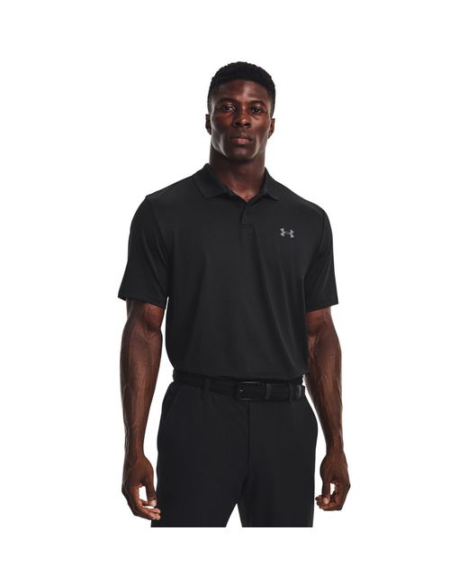 Under Armour Black Performance Polo Shirt for men