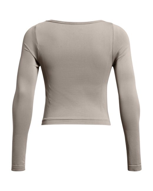 Under Armour Gray Vanish Seamless Long Sleeve T-Shirt