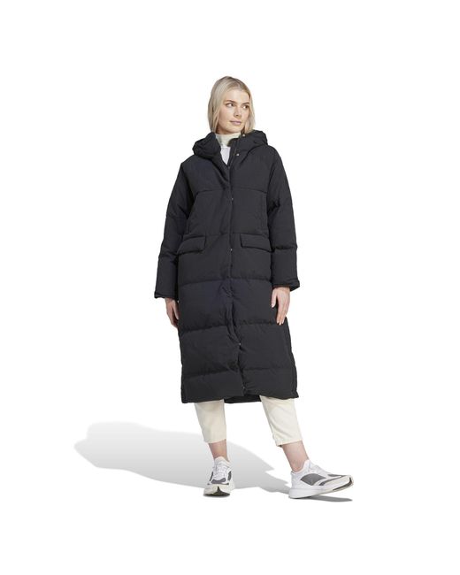 Adidas Black Big Baffle Down Jacket