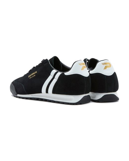 Patrick Black Heritage Low-Top Trainers for men