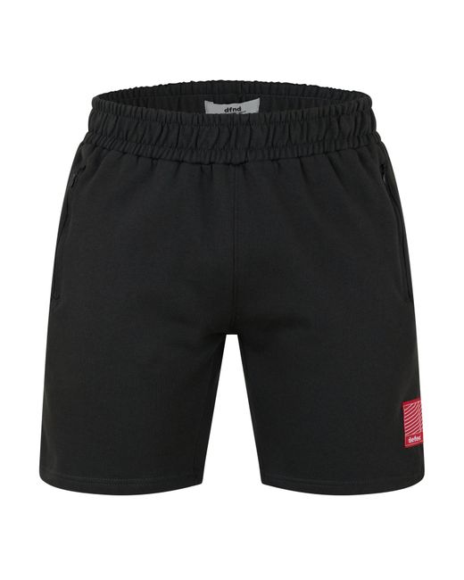 DFND London Black Summer Core T-Shirt And Shorts Set for men