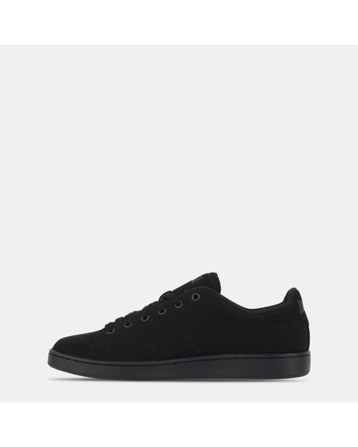 Lonsdale Black Leyton Leather Trainers for men