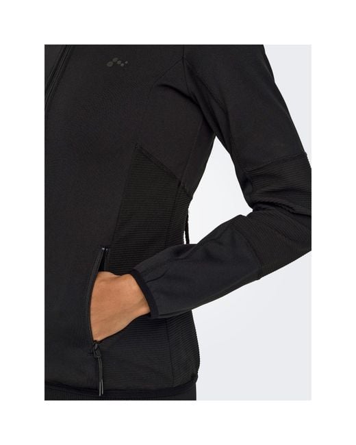 Only Play Black High Neck Softshell Jacket