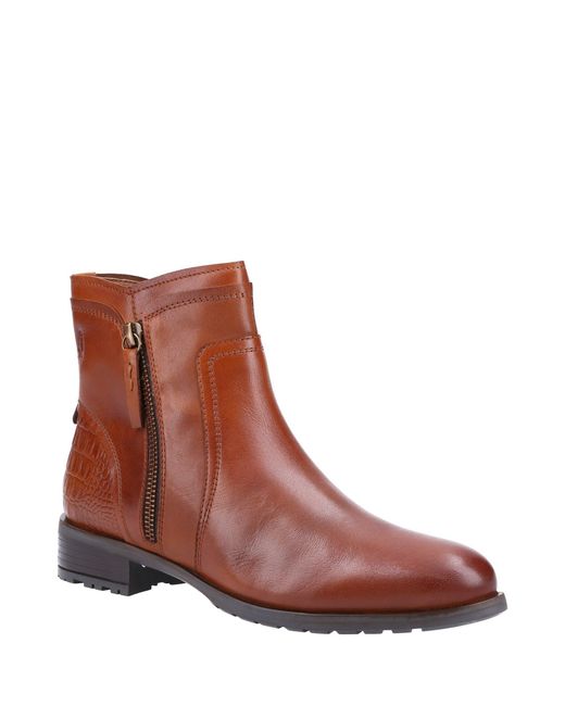Hush Puppies Brown Scarlett Ankle Boot