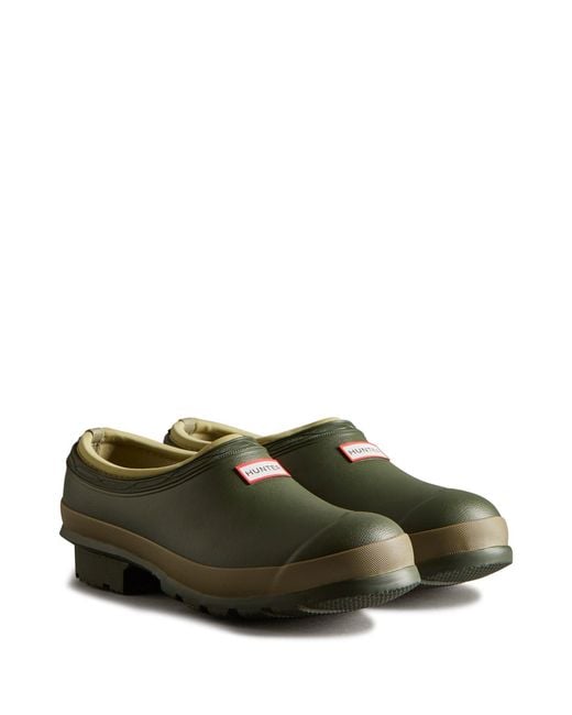 Hunter Green Gardener Clogs