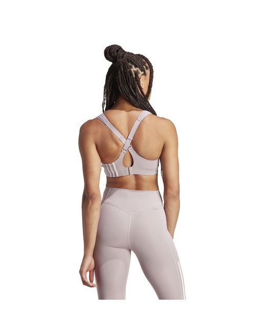Adidas Gray Medium Impact Sports Bra