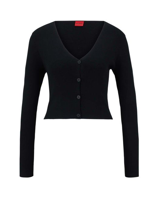 HUGO Black Sanderin 10247854 01 Cardigan