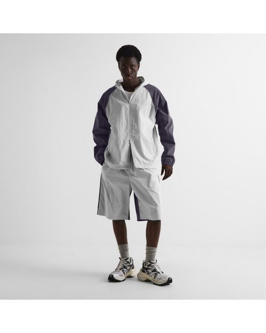 Balenciaga Blue Woven Tracksuit Shorts for men