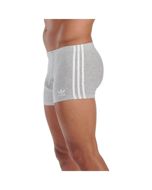 Adidas Originals White Originals 3-Pack Trunk for men
