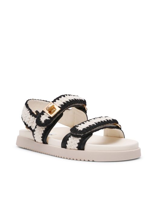 Steve Madden White Flat Sandal