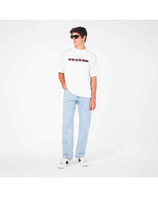 Gucci Gray Rectangular Frame Sunglasses for men