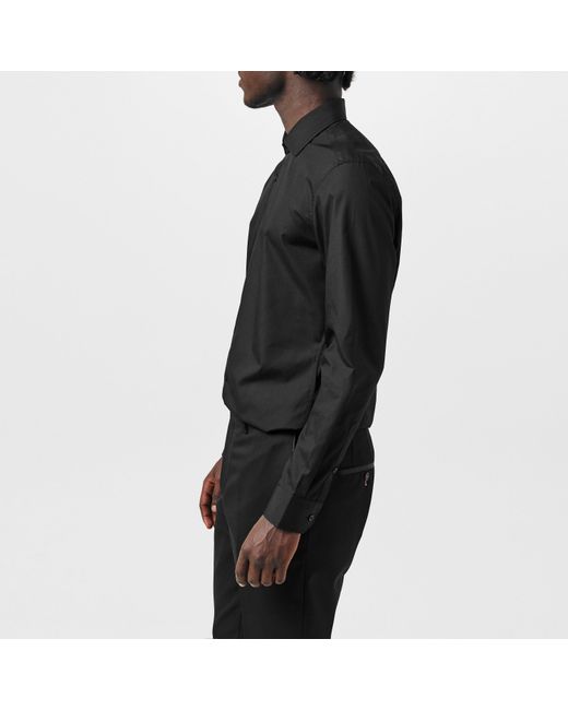 Twisted Tailor Black Apsley Slim Shirt for men