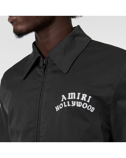 Amiri Black Harrington Jacket for men