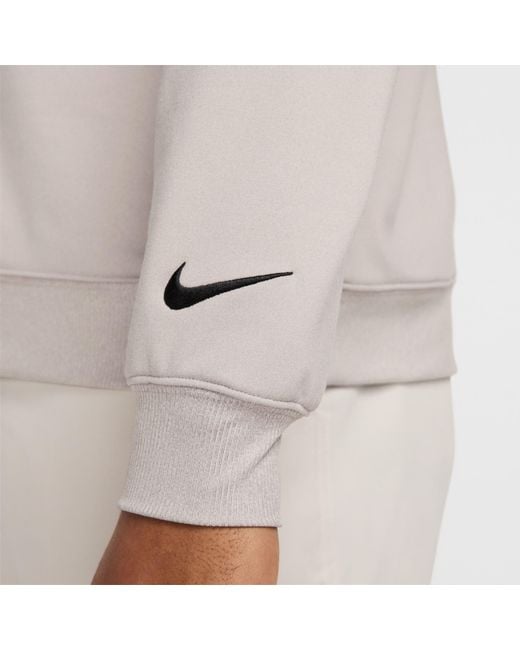 Nike Gray Tour Half Zip Golf Top for men