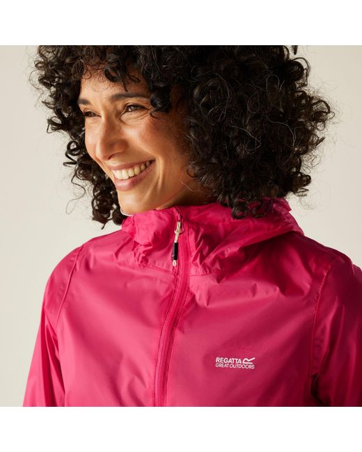 Regatta Red Pack It Iii Waterproof Jacket