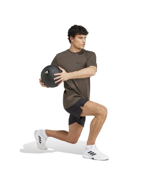 Adidas Gray Strength Graphic T-Shirt for men