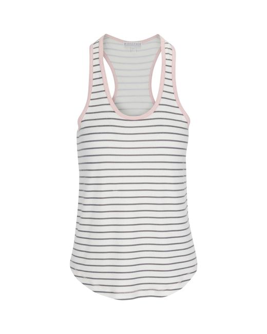 Pj Salvage White Scoop-Neck Tank