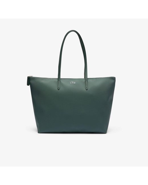 Lacoste Green Large Tote Bag