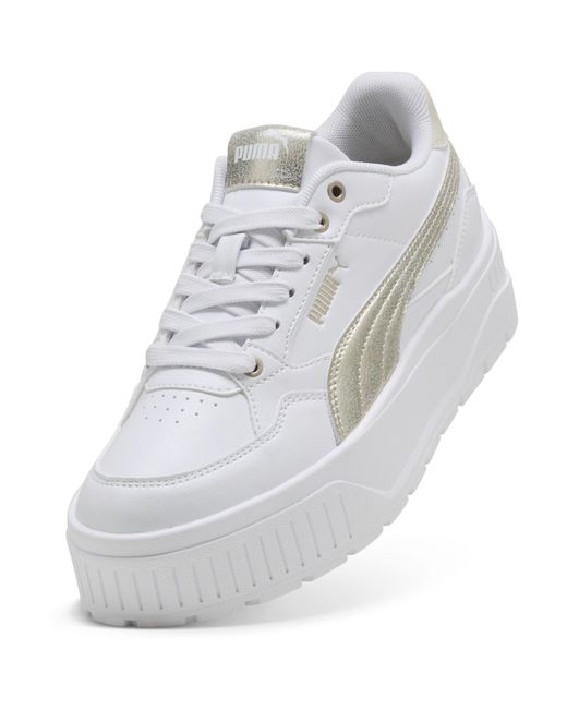 PUMA White Karmen Ii Low-Top Trainers
