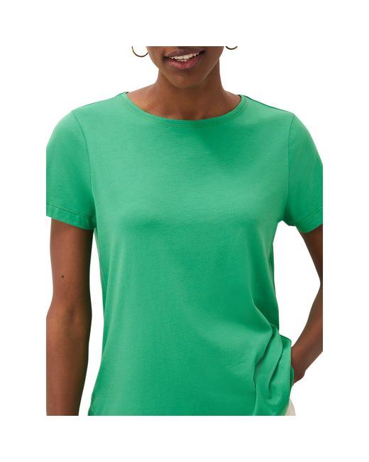 Phase Eight Green Huntly Stitch Detail T-Shirt