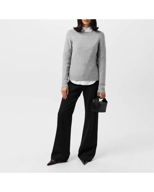 Vero Moda Gray Knitted Pullover