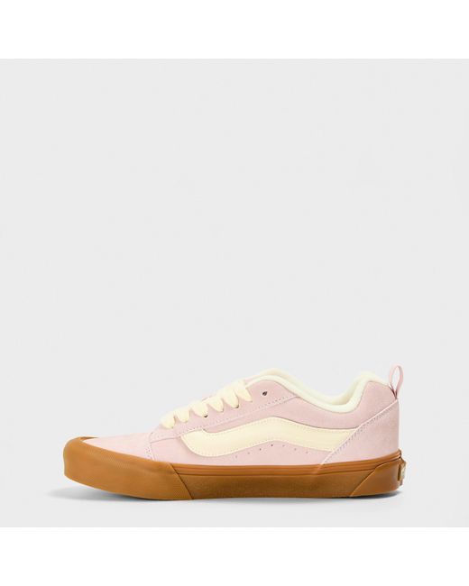 Vans Brown Adults Knu Skool Gum Canvas Trainers