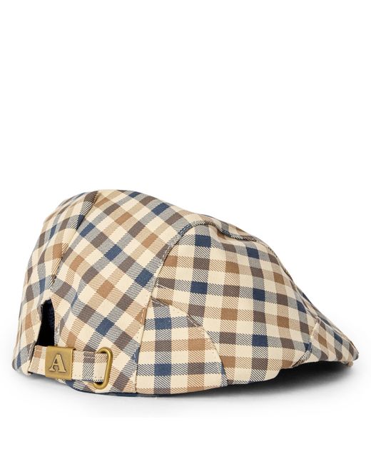 Aquascutum Metallic Flat Cap for men