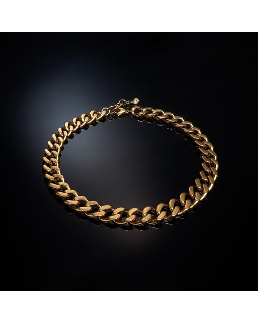 Chiara Ferragni Blue High-Shine Chain Necklace