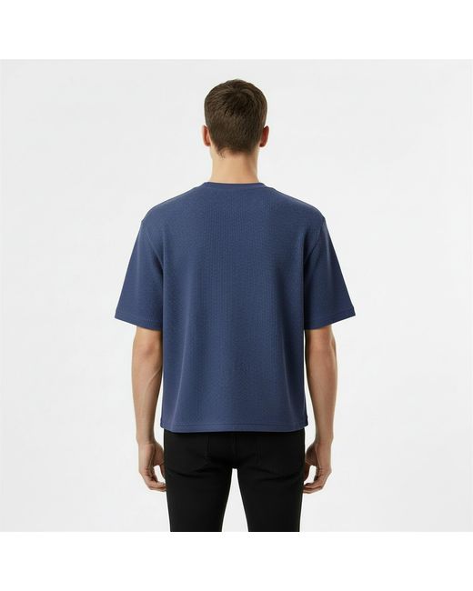 Jack Wills Blue Jw Waffle Graphic Regular Fit T-Shirt for men