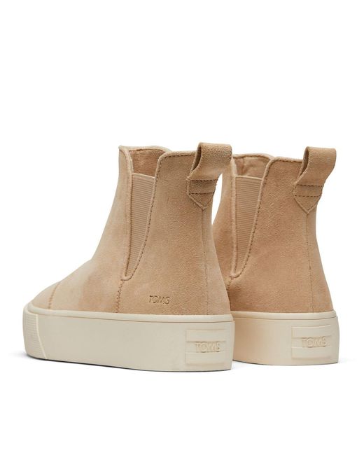 TOMS Natural Fenix Platform Chelsea Boots
