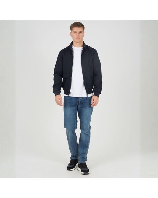 Brave Soul Blue Bomber Jacket for men