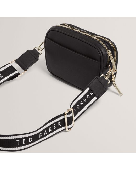 Ted Baker Black Webbing Detail S Crossbody Camera Bag