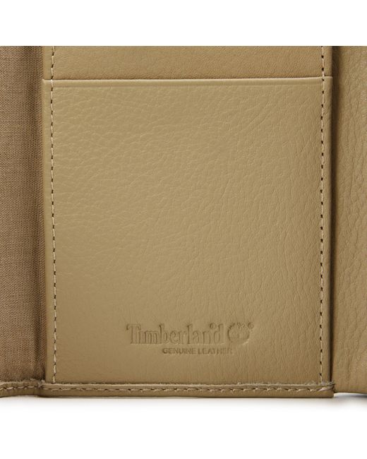 Timberland Natural Wallet With Flap Billfold Wallet
