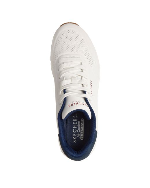 Skechers White Uno Stand On Air Trainers for men