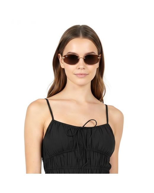 Ray-Ban Brown Round Sunglasses