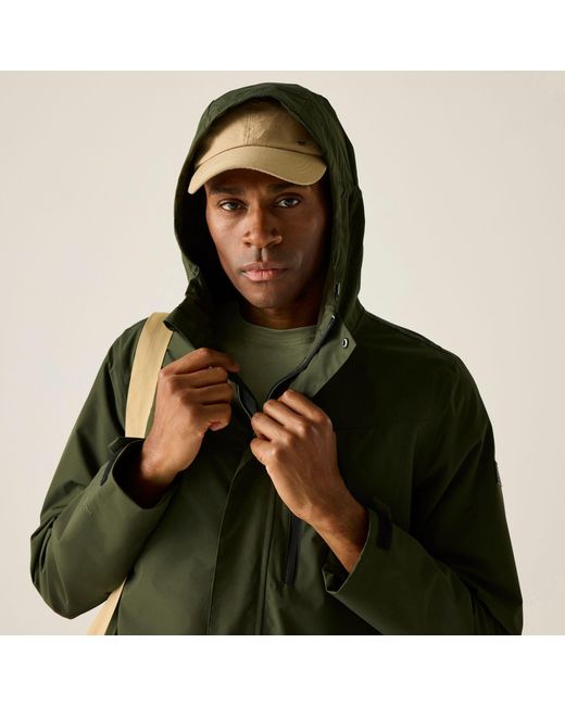 Regatta Green Daledon Waterproof Isotex Jacket for men