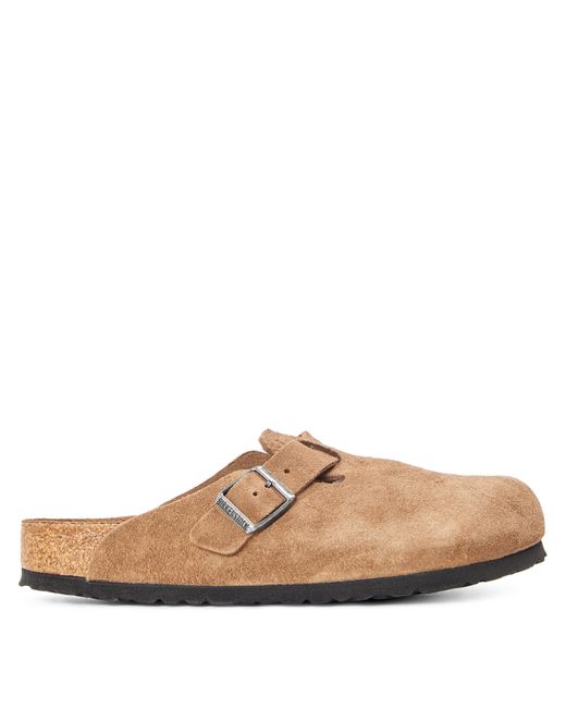 Birkenstock Brown Boston Leve Clogs for men