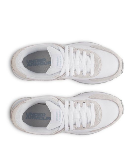 Under Armour White Essential Runner
