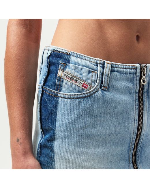 DIESEL Blue Mini Skirt