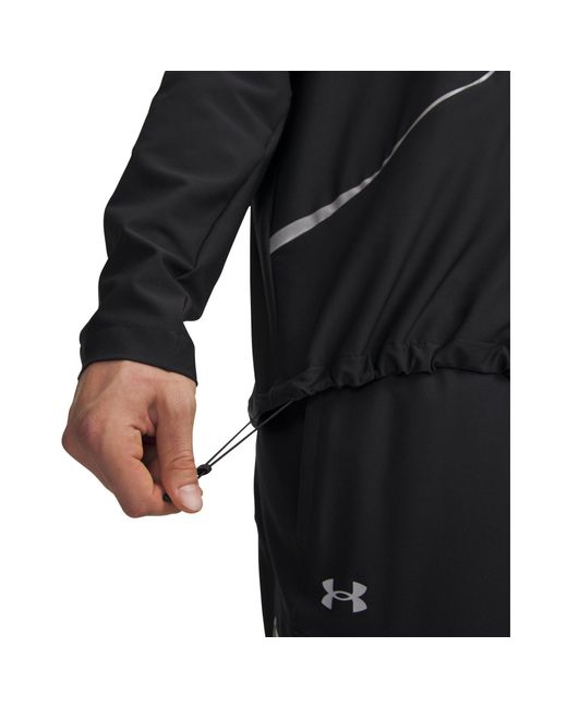 Under Armour Black Unstoppable Woven Performance Training Jacket for men