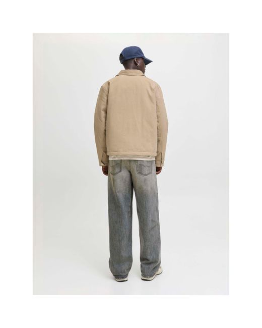 Jack & Jones Natural Dover Worker Jacket for men